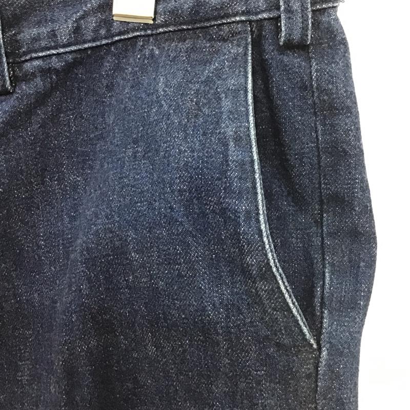 エディーバウアー Eddie Bauer パンツ ショートパンツ デニム 40 無地 インディゴ / インディゴ /  メンズ USED 古着 中古 10099863