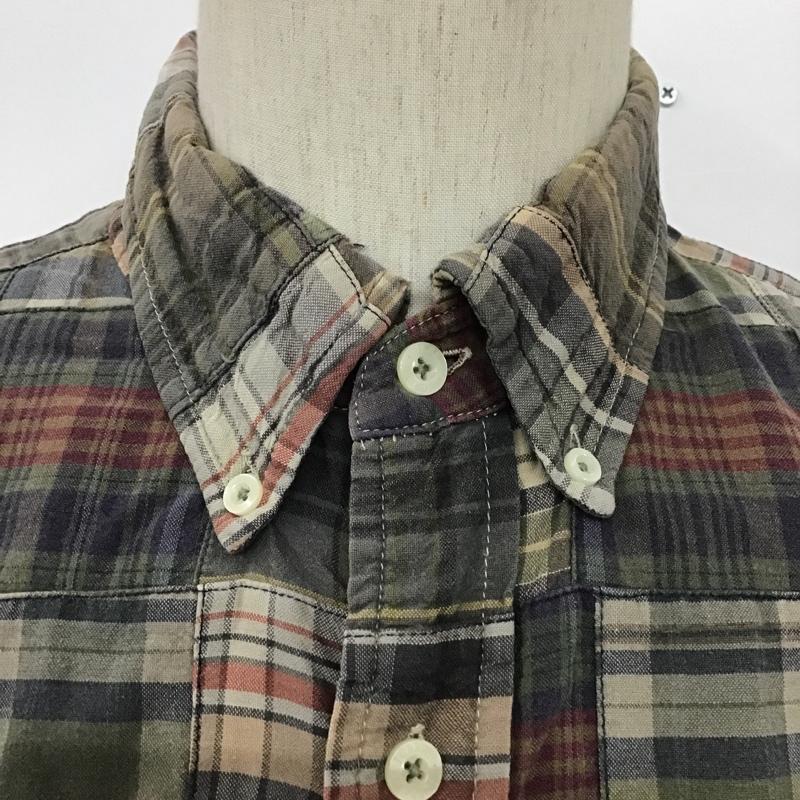 ジェイクルー J.CREW シャツ、ブラウス 長袖 長袖シャツ カラーシャツ ポケットシャツ 長袖カットソー チェックシャツ M チェック マルチカラー / マルチカラー /  メンズ USED 古着 中古 10099865