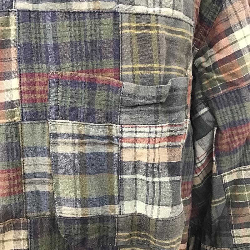 ジェイクルー J.CREW シャツ、ブラウス 長袖 長袖シャツ カラーシャツ ポケットシャツ 長袖カットソー チェックシャツ M チェック マルチカラー / マルチカラー /  メンズ USED 古着 中古 10099865