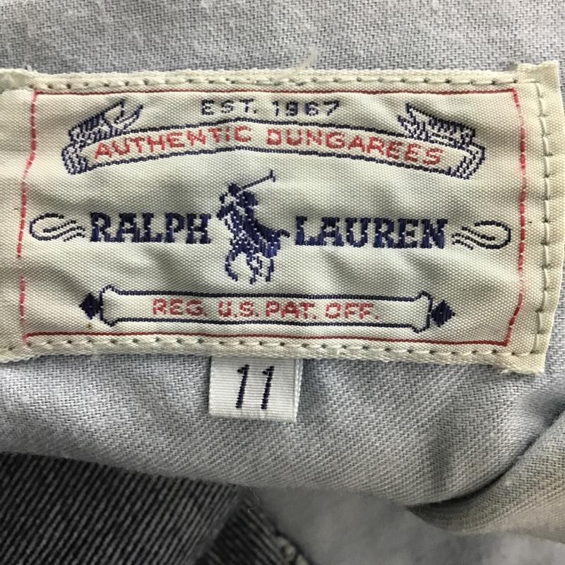 ポロラルフローレン POLO RALPH LAUREN パンツ デニム、ジーンズ デニムパンツ カジュアルパンツ スリムパンツ ストレートパンツ 切りっぱなしパンツ 無地 インディゴ / インディゴ /  メンズ USED 古着 中古 10099876