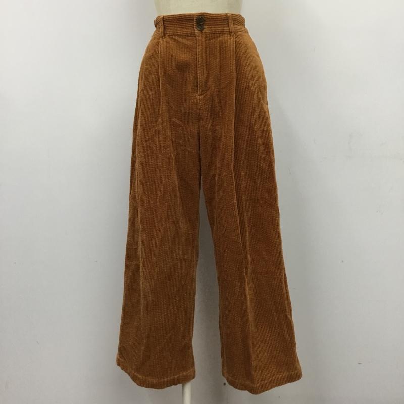 フリークスストア FREAK'S STORE ボトムス ボトムス 173-3406 コーデュロイパンツ ワイド S 無地 茶 / ブラウン /  レディース USED 古着 中古 10099877