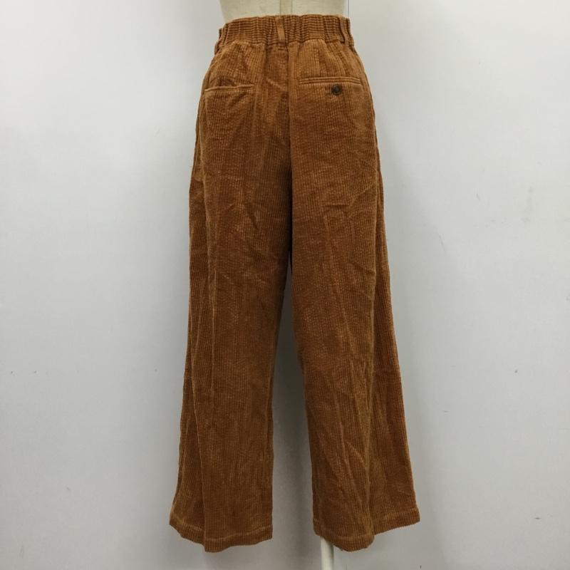 フリークスストア FREAK'S STORE ボトムス ボトムス 173-3406 コーデュロイパンツ ワイド S 無地 茶 / ブラウン /  レディース USED 古着 中古 10099877