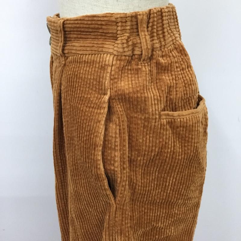 フリークスストア FREAK'S STORE ボトムス ボトムス 173-3406 コーデュロイパンツ ワイド S 無地 茶 / ブラウン /  レディース USED 古着 中古 10099877