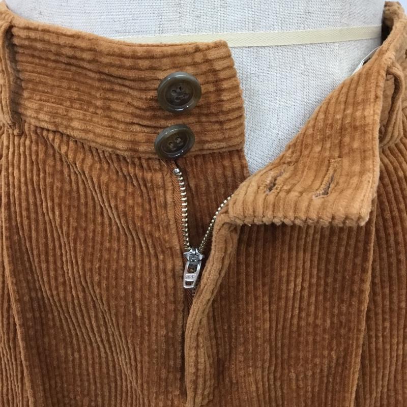 フリークスストア FREAK'S STORE ボトムス ボトムス 173-3406 コーデュロイパンツ ワイド S 無地 茶 / ブラウン /  レディース USED 古着 中古 10099877