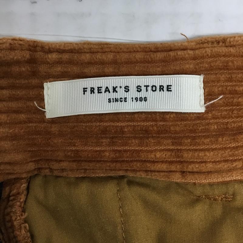 フリークスストア FREAK'S STORE ボトムス ボトムス 173-3406 コーデュロイパンツ ワイド S 無地 茶 / ブラウン /  レディース USED 古着 中古 10099877