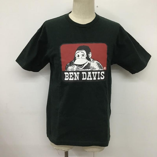 ベンデイビス BEN DAVIS Tシャツ 半袖 C-9580005 半袖Tシャツ プリントTシャツ 半袖カットソー クルーネックカットソー S プリント 黒 / ブラック /  メンズ USED 古着 中古 10099884