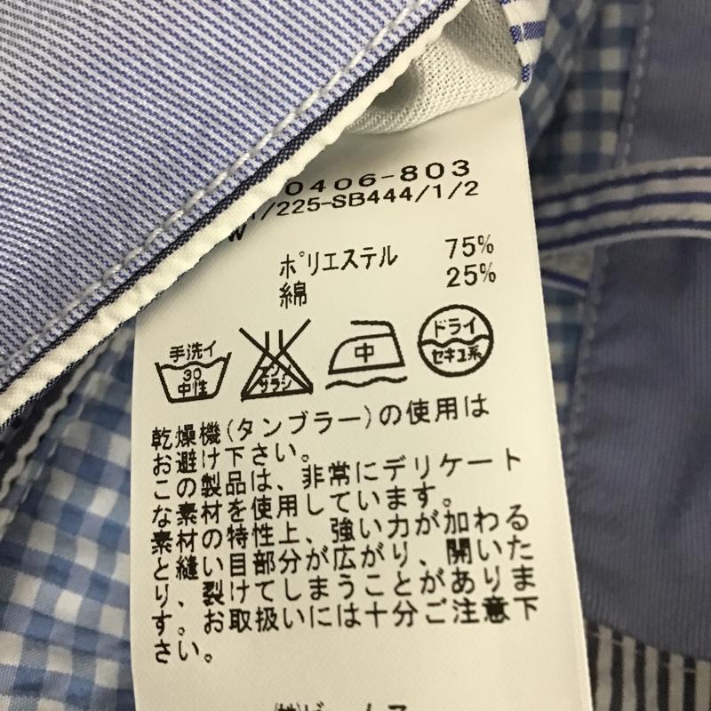 ビームス BEAMS セットアップ セットアップ 11-16-0262-803 セットアップ ギンガムチェックジャケット ハーフパンツ ショートパンツ M ストライプ X チェック 水色 / ライトブルー /  メンズ USED 古着 中古 10099889