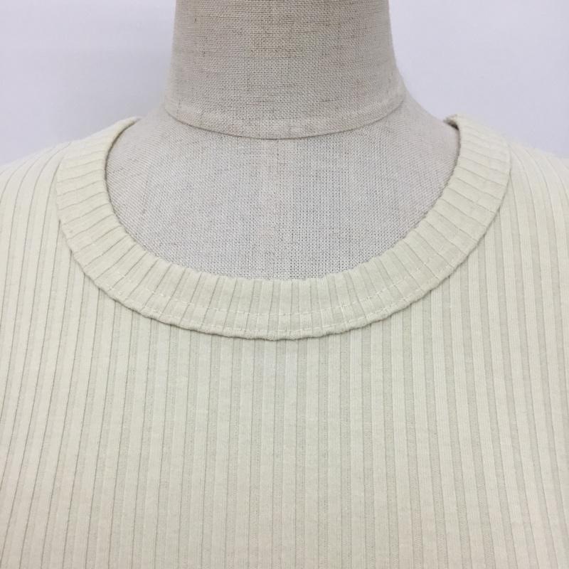 スライ SLY カットソー 長袖 030CAY80-5960 WRAP LOOSE LS TOPS FREE 無地 オフホワイト / オフホワイト /  レディース USED 古着 中古 10099890