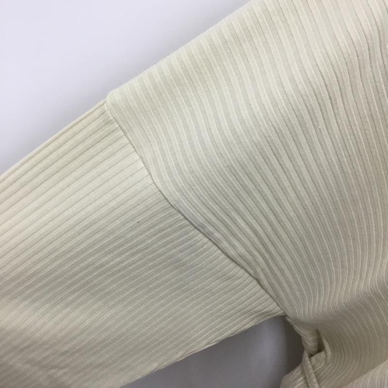 スライ SLY カットソー 長袖 030CAY80-5960 WRAP LOOSE LS TOPS FREE 無地 オフホワイト / オフホワイト /  レディース USED 古着 中古 10099890