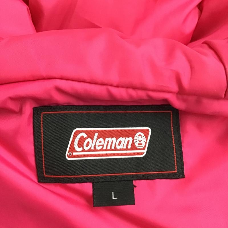 コールマン Coleman ジャケット、上着 ジャンパー、ブルゾン ジップアップジャケット ジャンパー ジャケット カジュアルジャケット ダウンジャケット L ロゴ、文字 紺 / ネイビー /  メンズ USED 古着 中古 10099908