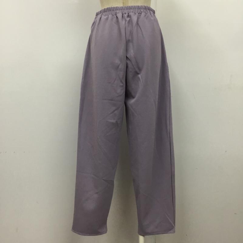 ピイチ PICHI ボトムス ボトムス HR-0609 ジョーゼットリラックスパンツ M 無地 紫 / パープル /  レディース USED 古着 中古 10099929