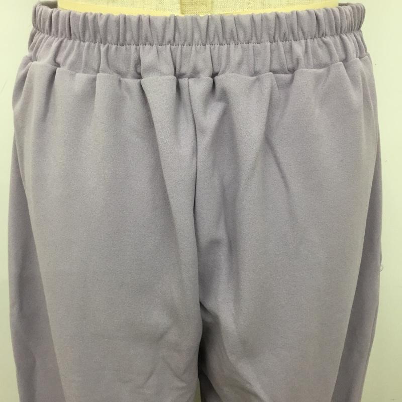 ピイチ PICHI ボトムス ボトムス HR-0609 ジョーゼットリラックスパンツ M 無地 紫 / パープル /  レディース USED 古着 中古 10099929