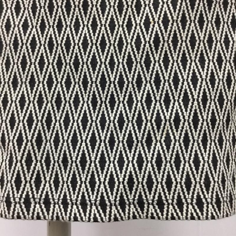 ザラ ZARA TRAFALUC スカート ミニスカート サイドファスナー S 総柄 黒 / ブラック / X 白 / ホワイト /  レディース USED 古着 中古 10099936
