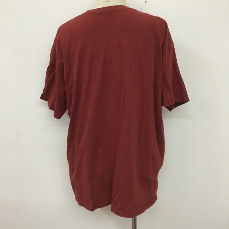 ナイキ NIKE Tシャツ 半袖 半袖カットソー プリントTシャツ クルーネックカットソー 古着 XL プリント えんじ / ワインレッド /  メンズ USED 古着 中古 10099937