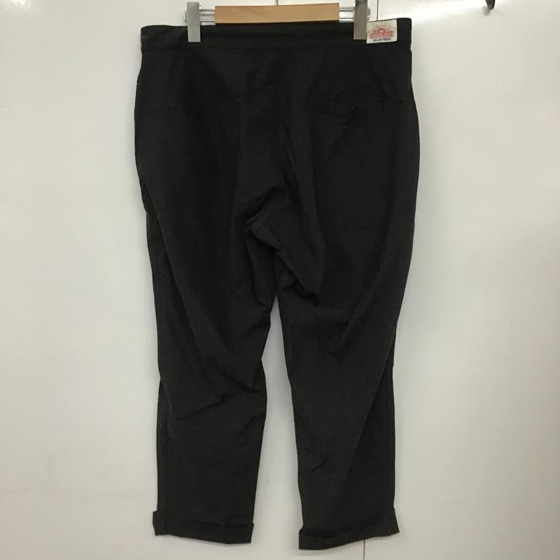 メイプル melple パンツ スラックス カジュアルパンツ スリムパンツ ストレートパンツ ストレッチパンツ L 無地 黒 / ブラック /  メンズ USED 古着 中古 10099951