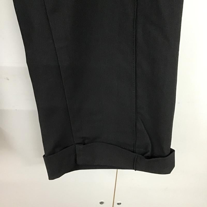 メイプル melple パンツ スラックス カジュアルパンツ スリムパンツ ストレートパンツ ストレッチパンツ L 無地 黒 / ブラック /  メンズ USED 古着 中古 10099951