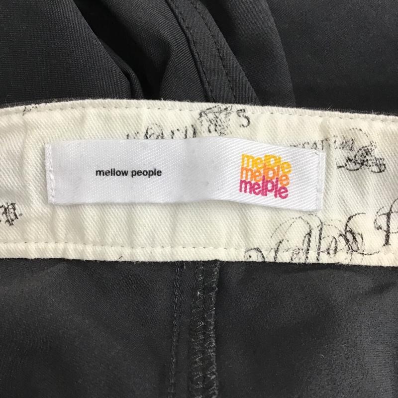 メイプル melple パンツ スラックス カジュアルパンツ スリムパンツ ストレートパンツ ストレッチパンツ L 無地 黒 / ブラック /  メンズ USED 古着 中古 10099951