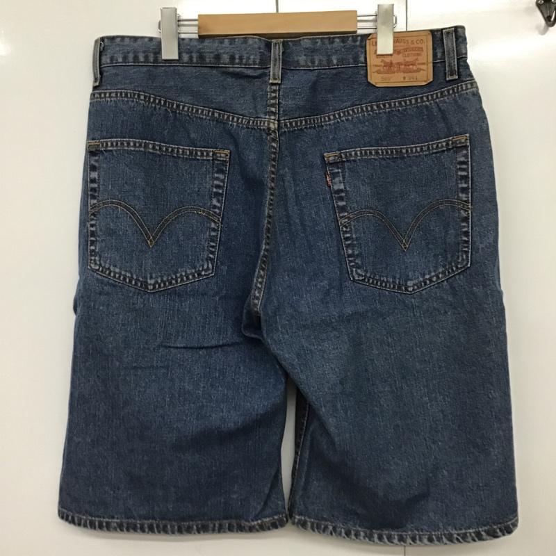 リーバイス Levi's パンツ ショートパンツ 569 LOOSE FIT デニム ジーンズ W34 34インチ 無地 青 / ブルー /  メンズ USED 古着 中古 10099960