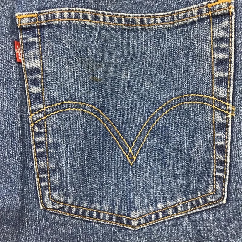 リーバイス Levi's パンツ ショートパンツ 569 LOOSE FIT デニム ジーンズ W34 34インチ 無地 青 / ブルー /  メンズ USED 古着 中古 10099960
