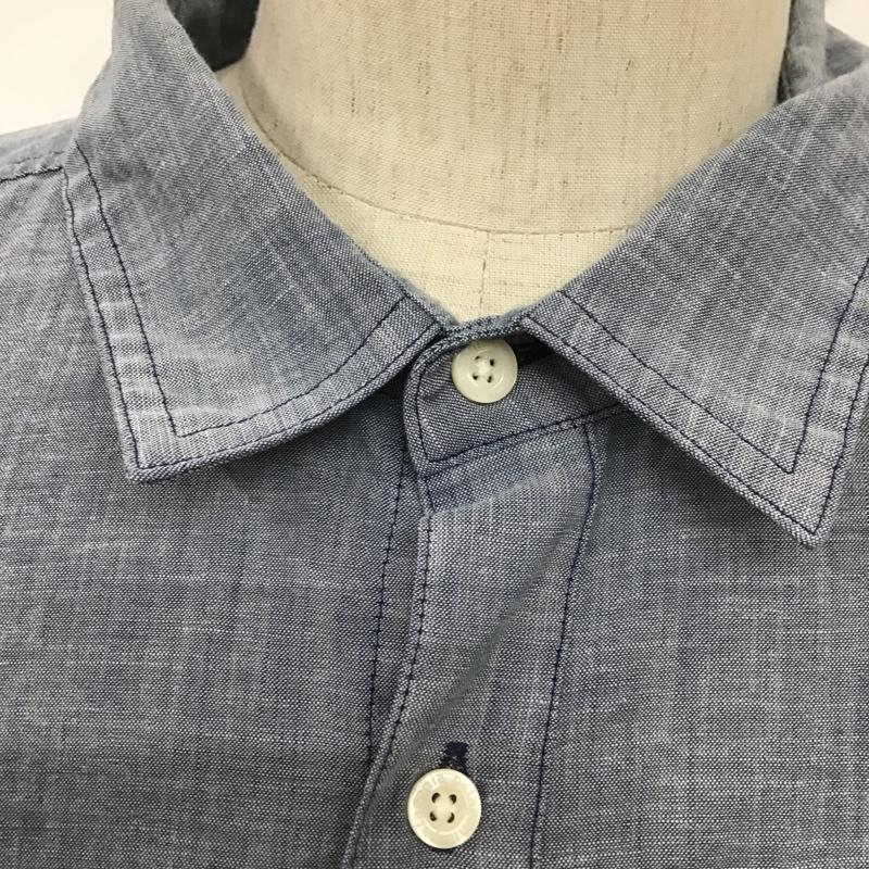 パタゴニア patagonia シャツ、ブラウス 半袖 180706 胸ポケット XL 無地 水色 / ライトブルー /  メンズ USED 古着 中古 10099964
