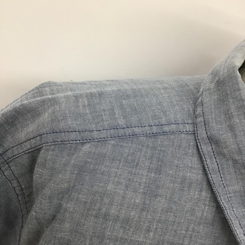パタゴニア patagonia シャツ、ブラウス 半袖 180706 胸ポケット XL 無地 水色 / ライトブルー /  メンズ USED 古着 中古 10099964