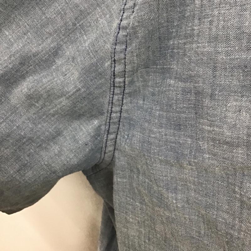 パタゴニア patagonia シャツ、ブラウス 半袖 180706 胸ポケット XL 無地 水色 / ライトブルー /  メンズ USED 古着 中古 10099964