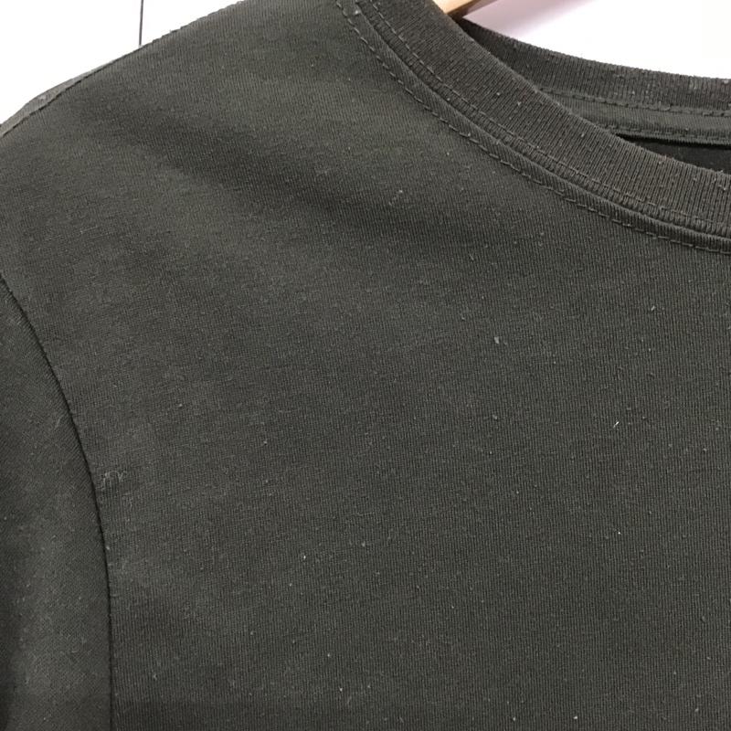 ザノースフェイス THE NORTH FACE カットソー 長袖 NTJ12134 バグフリーバックロゴロンT 長袖Tシャツ キッズ 虫よけ プリントTシャツ 150cm ロゴ、文字 カーキ / カーキ /  ボーイズ USED 古着 中古 10099967