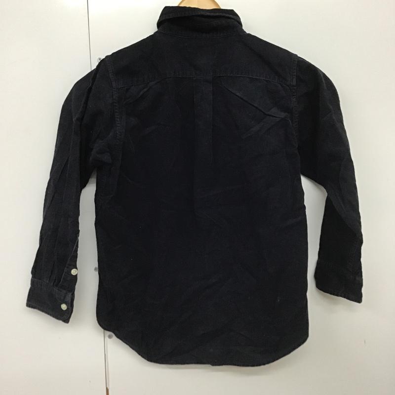 ラルフローレン RALPHLAUREN シャツ、ブラウス 長袖 長袖シャツ カジュアルシャツ カラーシャツ ボタンダウンシャツ 刺繍シャツ 130cm ロゴ、文字 X 刺繍 紺 / ネイビー /  メンズ USED 古着 中古 10099969