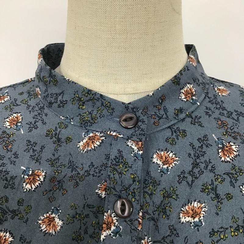 サンディー sandy シャツ、ブラウス 長袖 長袖シャツ カジュアルシャツ ノーカラーシャツ 総柄シャツ 花柄 ブラウス FREE 総柄 X 花柄 マルチカラー / マルチカラー /  レディース USED 古着 中古 10099994