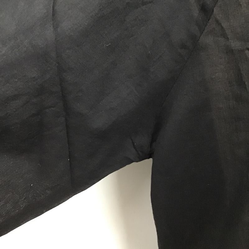 サマンサモスモス Samansa Mos2 ワンピース ロングスカート 1106194-24-11 ボイルピンタックレース前開きワンピース ロングワンピース フレアロングワンピース FREE 無地 黒 / ブラック /  レディース USED 古着 中古 10099996