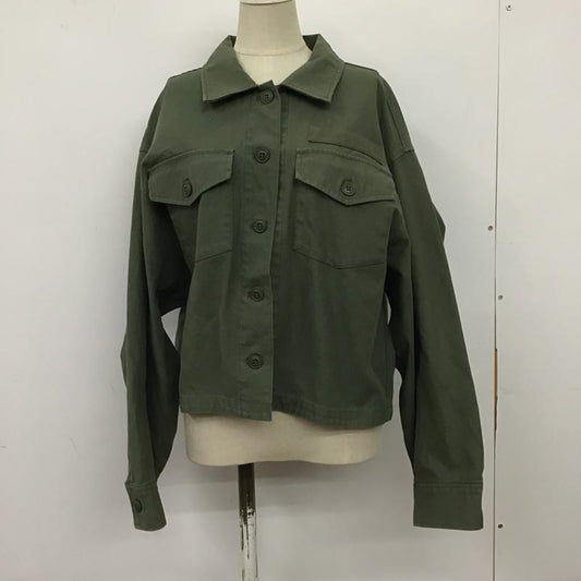 マウジー MOUSSY ジャケット、上着 ジャケット、ブレザー 010BSA30-3020 ワイドスリーブミリタリーシャツ カジュアルジャケット カラージャケット ミリタリージャケット FREE 無地 カーキ / カーキ /  レディース USED 古着 中古 10100002