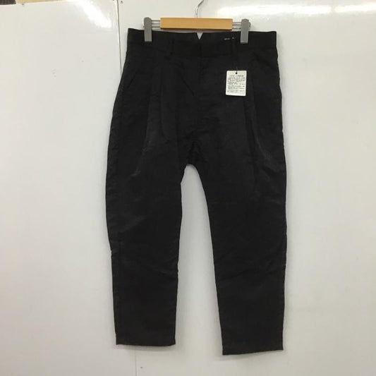 ノーアイディ NO ID. パンツ サルエルパンツ 445006-998P サルエルテーパードトラウザーズ スリムパンツ カジュアルパンツ ストレッチパンツ 3 無地 黒 / ブラック /  メンズ USED 古着 中古 10100026