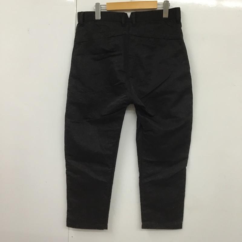 ノーアイディ NO ID. パンツ サルエルパンツ 445006-998P サルエルテーパードトラウザーズ スリムパンツ カジュアルパンツ ストレッチパンツ 3 無地 黒 / ブラック /  メンズ USED 古着 中古 10100026