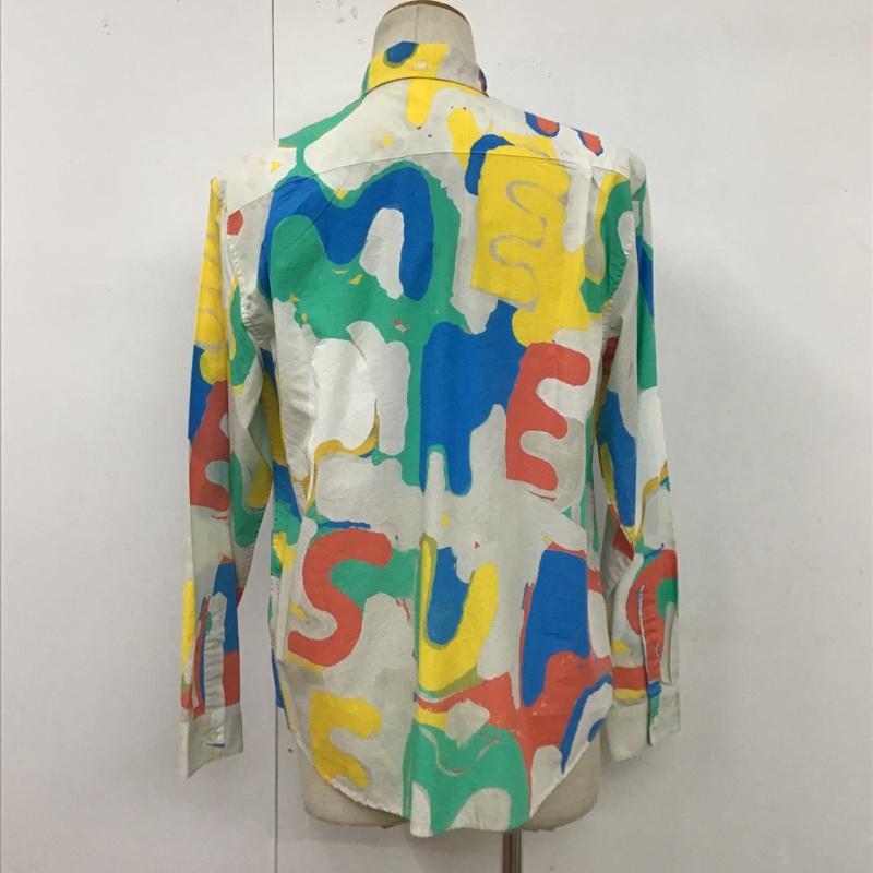 シュプリーム Supreme シャツ、ブラウス 長袖 20SS PaintedLogoShirt ロゴペイントシャツ 長袖シャツ ボタンダウンシャツ S ロゴ、文字 X 総柄 マルチカラー / マルチカラー /  メンズ USED 古着 中古 10100033