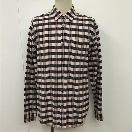 シュプリーム Supreme シャツ、ブラウス 長袖 17SS CHECKERPLAIDFLANNELSHIRT 長袖シャツ チェックシャツ カジュアルシャツ M チェック 黒 / ブラック / X 桃 / ピンク /  メンズ USED 古着 中古 10100034