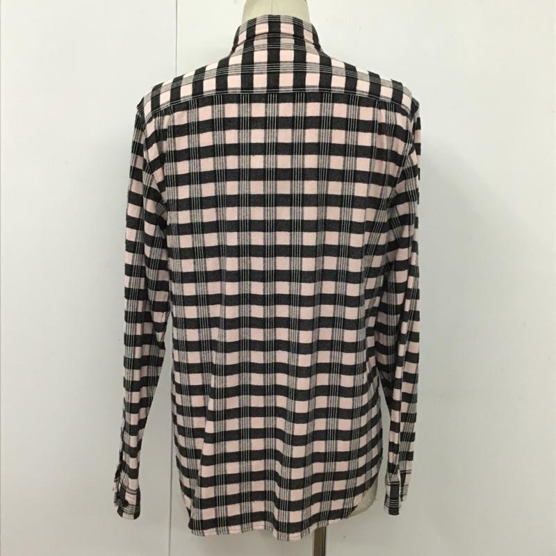 シュプリーム Supreme シャツ、ブラウス 長袖 17SS CHECKERPLAIDFLANNELSHIRT 長袖シャツ チェックシャツ カジュアルシャツ M チェック 黒 / ブラック / X 桃 / ピンク /  メンズ USED 古着 中古 10100034