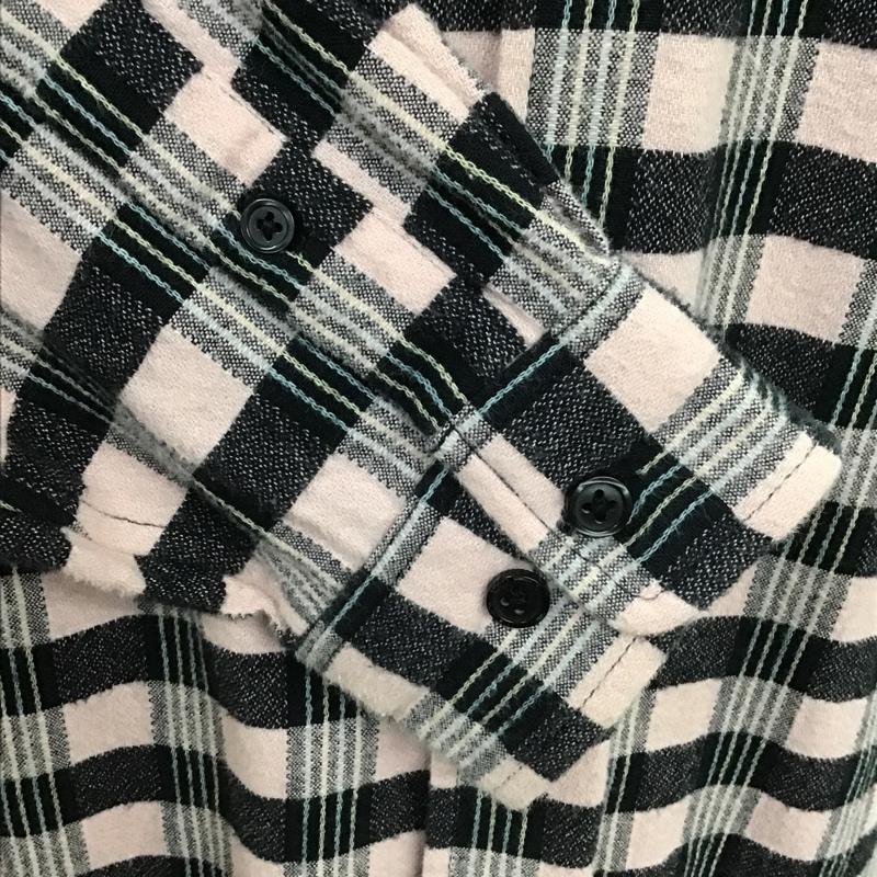 シュプリーム Supreme シャツ、ブラウス 長袖 17SS CHECKERPLAIDFLANNELSHIRT 長袖シャツ チェックシャツ カジュアルシャツ M チェック 黒 / ブラック / X 桃 / ピンク /  メンズ USED 古着 中古 10100034