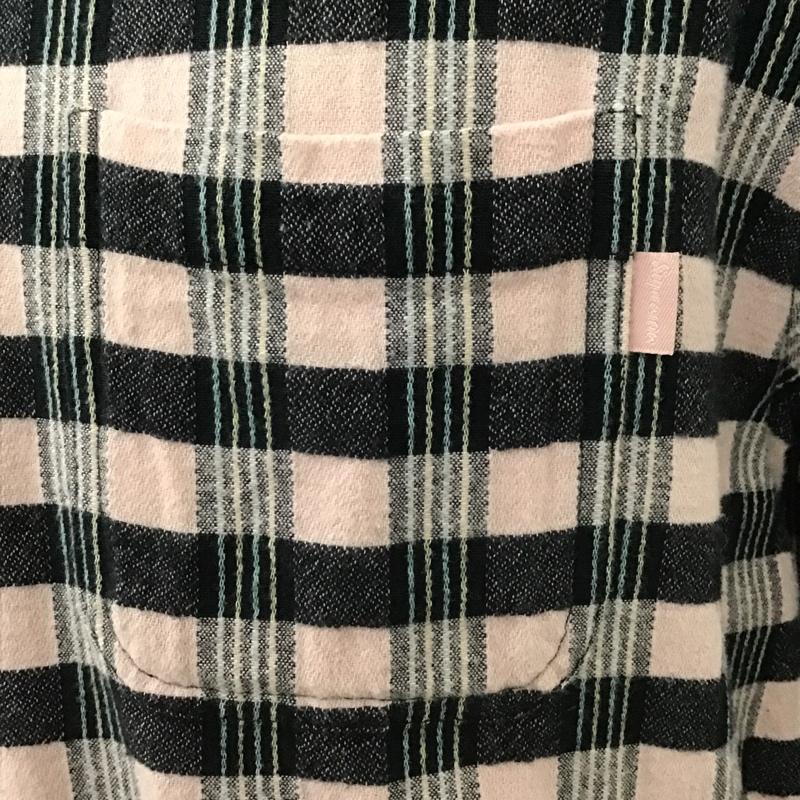 シュプリーム Supreme シャツ、ブラウス 長袖 17SS CHECKERPLAIDFLANNELSHIRT 長袖シャツ チェックシャツ カジュアルシャツ M チェック 黒 / ブラック / X 桃 / ピンク /  メンズ USED 古着 中古 10100034