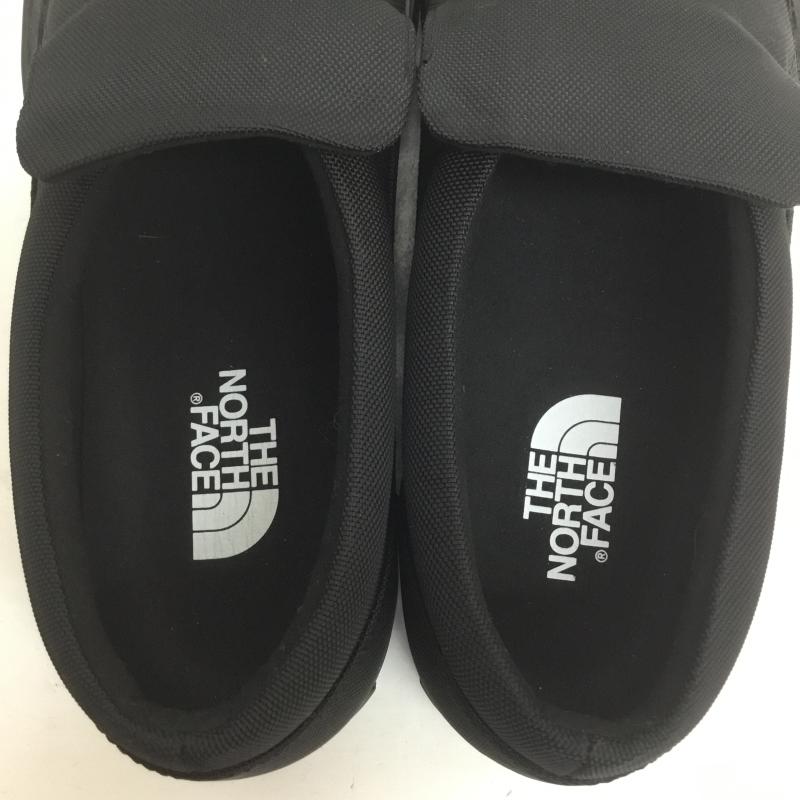 ザノースフェイス THE NORTH FACE スニーカー スニーカー Shuttle Slip-On WP シャトル スリッポン ウォータープルーフ NF52140 26.0cm ロゴ、文字 黒 / ブラック /  メンズ USED 古着 中古 10100040