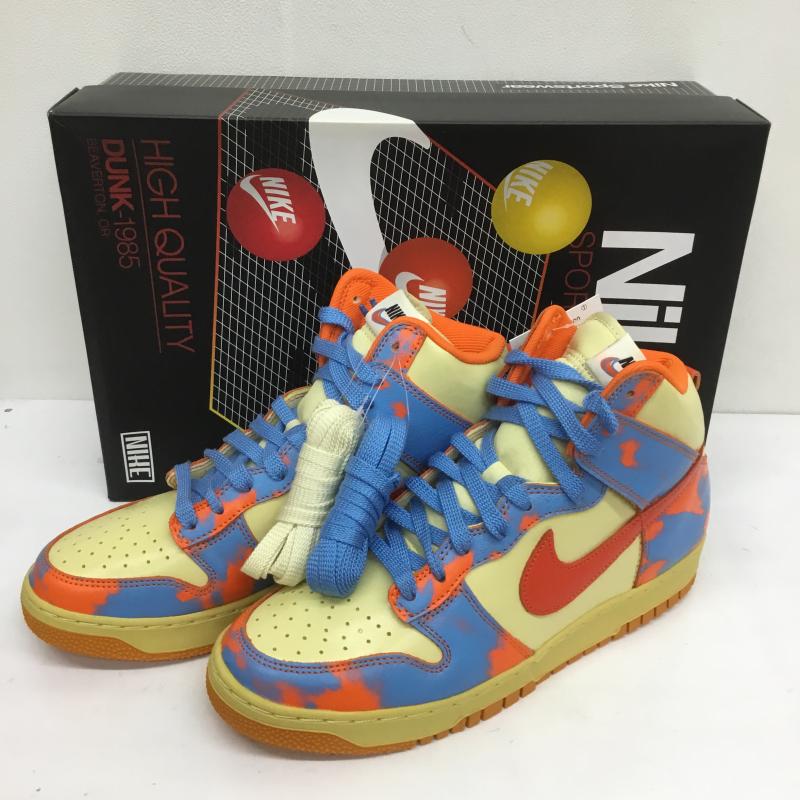 ナイキ NIKE スニーカー スニーカー DUNK HI 1985 SP ORANGE ACID WASH ダンク ハイ オレンジ アシッド ウォッシュ DD9404-800 28.0cm ロゴ、文字 マルチカラー / マルチカラー /  メンズ USED 古着 中古 10100042