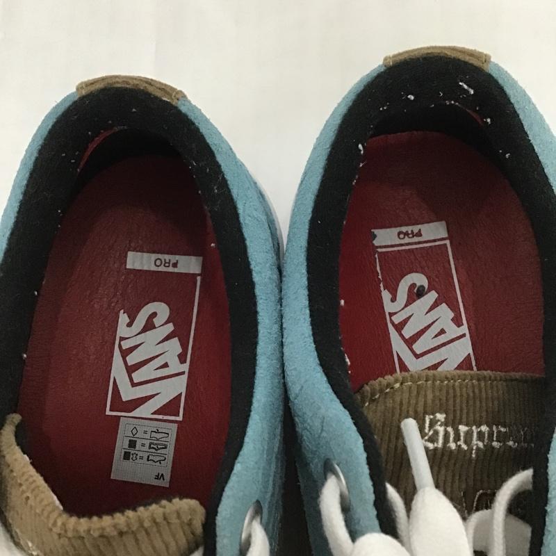 バンズ VANS スニーカー スニーカー 721454 LAMPIN PRO SUPREME 27.5cm 箱有 27.5cm ロゴ、文字 白 / ホワイト / X 茶 / ブラウン / X 水色 / ライトブルー /  メンズ USED 古着 中古 10100047