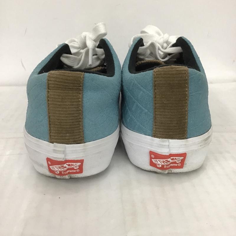 バンズ VANS スニーカー スニーカー 721454 LAMPIN PRO SUPREME 27.5cm 箱有 27.5cm ロゴ、文字 白 / ホワイト / X 茶 / ブラウン / X 水色 / ライトブルー /  メンズ USED 古着 中古 10100047