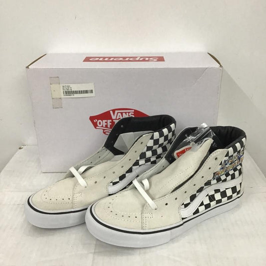 バンズ VANS スニーカー スニーカー 751454 SK8-HI PRO FUCK THE WORLD Supreme 27.5cm 箱有 27.5cm ロゴ、文字 白 / ホワイト / X 黒 / ブラック /  メンズ USED 古着 中古 10100049