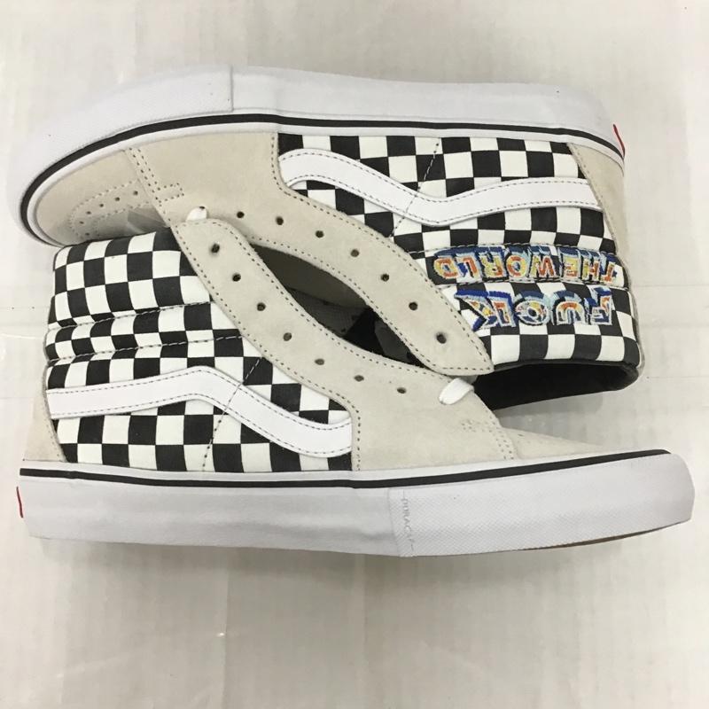 バンズ VANS スニーカー スニーカー 751454 SK8-HI PRO FUCK THE WORLD Supreme 27.5cm 箱有 27.5cm ロゴ、文字 白 / ホワイト / X 黒 / ブラック /  メンズ USED 古着 中古 10100049