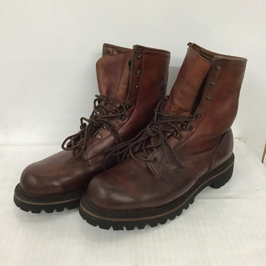 レッドウィング RED WING ブーツ ショートブーツ レースアップブーツ 7 1/2D ワンポイント 茶 / ブラウン /  メンズ USED 古着 中古 10100059