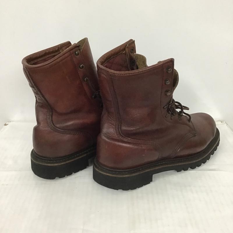 レッドウィング RED WING ブーツ ショートブーツ レースアップブーツ 7 1/2D ワンポイント 茶 / ブラウン /  メンズ USED 古着 中古 10100059