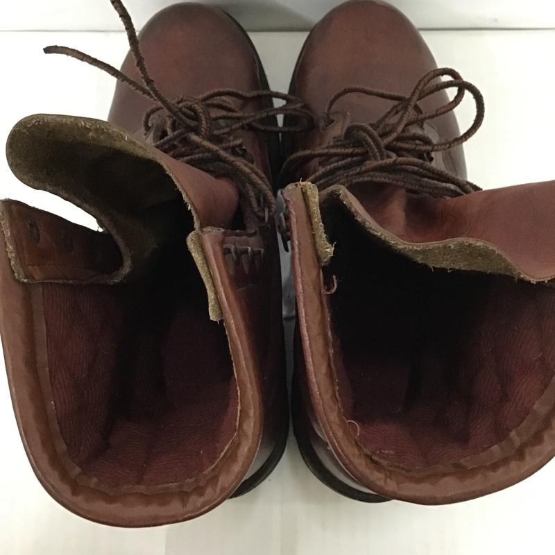 レッドウィング RED WING ブーツ ショートブーツ レースアップブーツ 7 1/2D ワンポイント 茶 / ブラウン /  メンズ USED 古着 中古 10100059