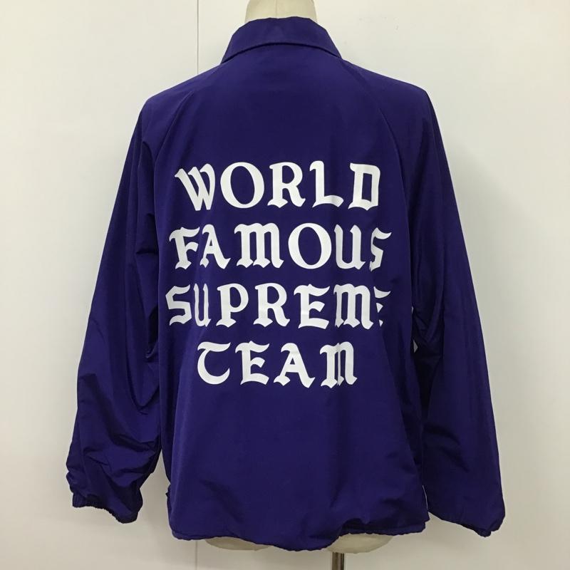 シュプリーム Supreme ジャケット、上着 ジャケット、ブレザー 20SS World Famous Coaches Jacket コーチジャケット L ロゴ、文字 青 / ブルー /  メンズ USED 古着 中古 10100076
