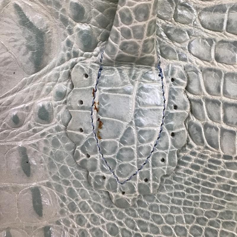 フルラ FURLA トートバッグ トートバッグ クロコ型押し F5901  薄緑 / ライトグリーン /  レディース USED 古着 中古 10100127
