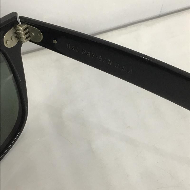 レイバン Ray-Ban めがね・サングラス サングラス WAYFARER2 B&L USA製 ロゴ、文字 黒 / ブラック /  メンズ USED 古着 中古 10100128